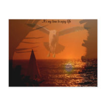 It's Time_ Postcard_by Elenne Boothe by ELENNE It's Time_ Postcard_by Elenne Boothe