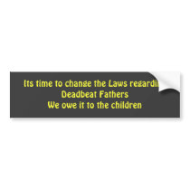 Its time to change the Law Bumper Sticker