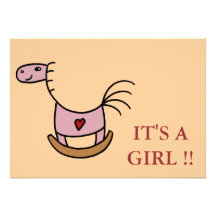 IT'S TO GIRL! CARD