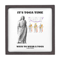 It's Toga Time Ways To Wear A Toga premium gift boxes