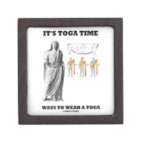 It's Toga Time Ways To Wear A Toga premium gift boxes