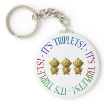 It's triplets! key chain