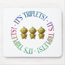 It's triplets! mousepads