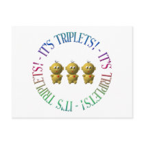 It's triplets! postcards