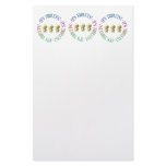 It's triplets! customized stationery
