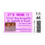 It's Twins! 4 - Customized Stamp
