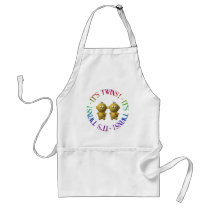 It's twins! apron