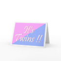 It's Twins !! (Boy and Girl) Card by AtlantianKing It's Twins !! (Boy and Girl) Card