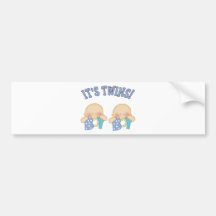 ITS TWINS (Boy Boy) Bumper Sticker