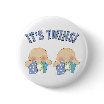 ITS TWINS (Boy Boy) Button