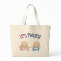 ITS TWINS (Boy Girl) Canvas Bags