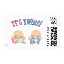 ITS TWINS (Boy Girl) Postage
