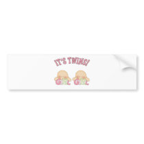 It's Twins! (GIRL GIRL) bumper stickers