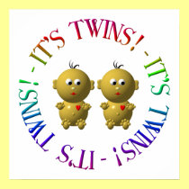 It's twins! posters