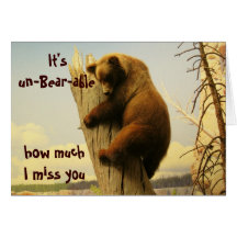 It's un-Bear-able Greeting Card