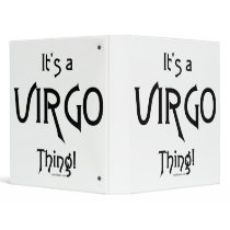 It's Virgo Thing! Vinyl Binder