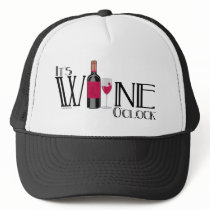 It's Wine O'clock Mesh Hats