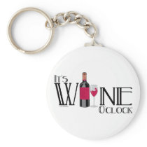 It's Wine O'clock Key Chain