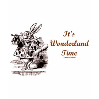 It's Wonderland Time White Rabbit With Trumpet shirt