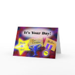 "It's your day!" congrats version card