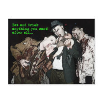 It's your day, eat and drink anything you want! postcards