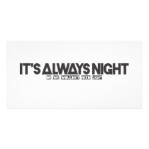 itsalwaysnight photo greeting card