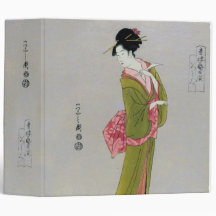 Itsutomi (1793) by Eishi Hosoda 1756-1829 3 Ring Binders