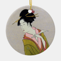 Itsutomi (1793) by Eishi Hosoda 1756-1829 Christmas Ornaments