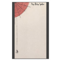 Itsy Bitsy Spider Stationery Design
