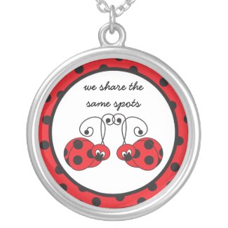 Itty Bitty Ladybug Best Friends Necklace necklace