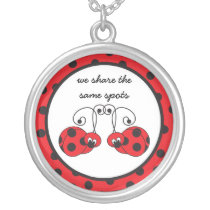 Itty Bitty Ladybug Best Friends Necklace
