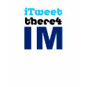 iTweet there4 IM 2ptO colors wmn ltbl tee t-shirts
