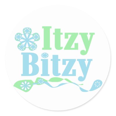 Itzy Bitzy Round Stickers by