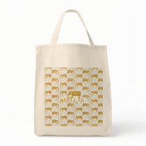 IV Bella- Elefante Tote Canvas Bags