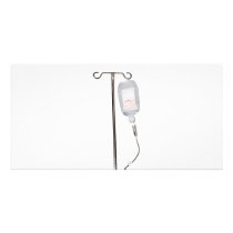 IV drip Personalized Photo Card