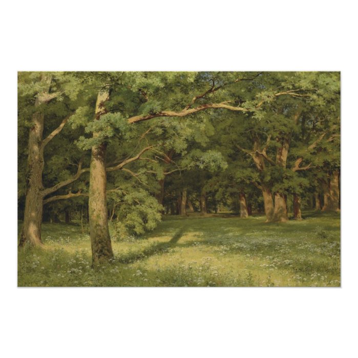 Ivan Shiskin The Forest Clearing CC0350 Poster