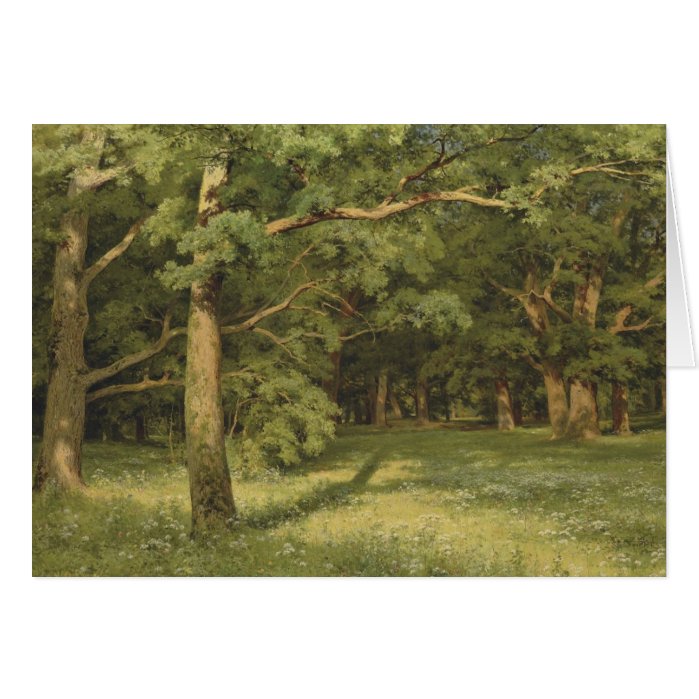 Ivan Shiskin The Forest Clearing CC0451 Greeting Card