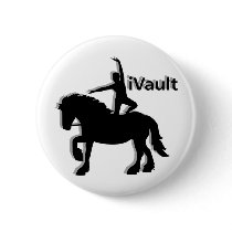 iVault Horse Vaulting Pinback Buttons