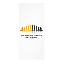 I've Already Started My Endgame (Chess Attitude) rack cards by wordsunwords I've Already Started My Endgame (Chess Attitude) rack cards