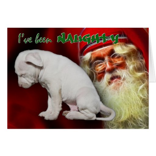 Ive Been Naughty Santas Naughty And Nice List Card Zazzle