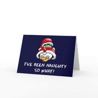 I've Been Naughty So What? card