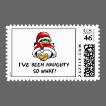 I've Been Naughty, So What? Stamp