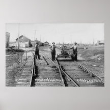 I've been working on the railroad posters