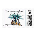 I've Come Unglued Custom Postage Stamp
