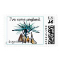 I've Come Unglued Custom Postage Stamp