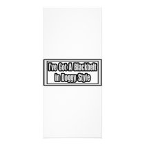 I've Got a Blackbelt in Doggy Style rack cards