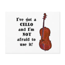 I've Got a Cello Postcards