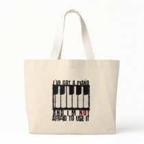 I've Got a Piano Canvas Bags