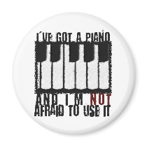 I've Got a Piano magnets by evisionarts I've Got a Piano magnets