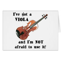 I've Got a Viola Greeting Card